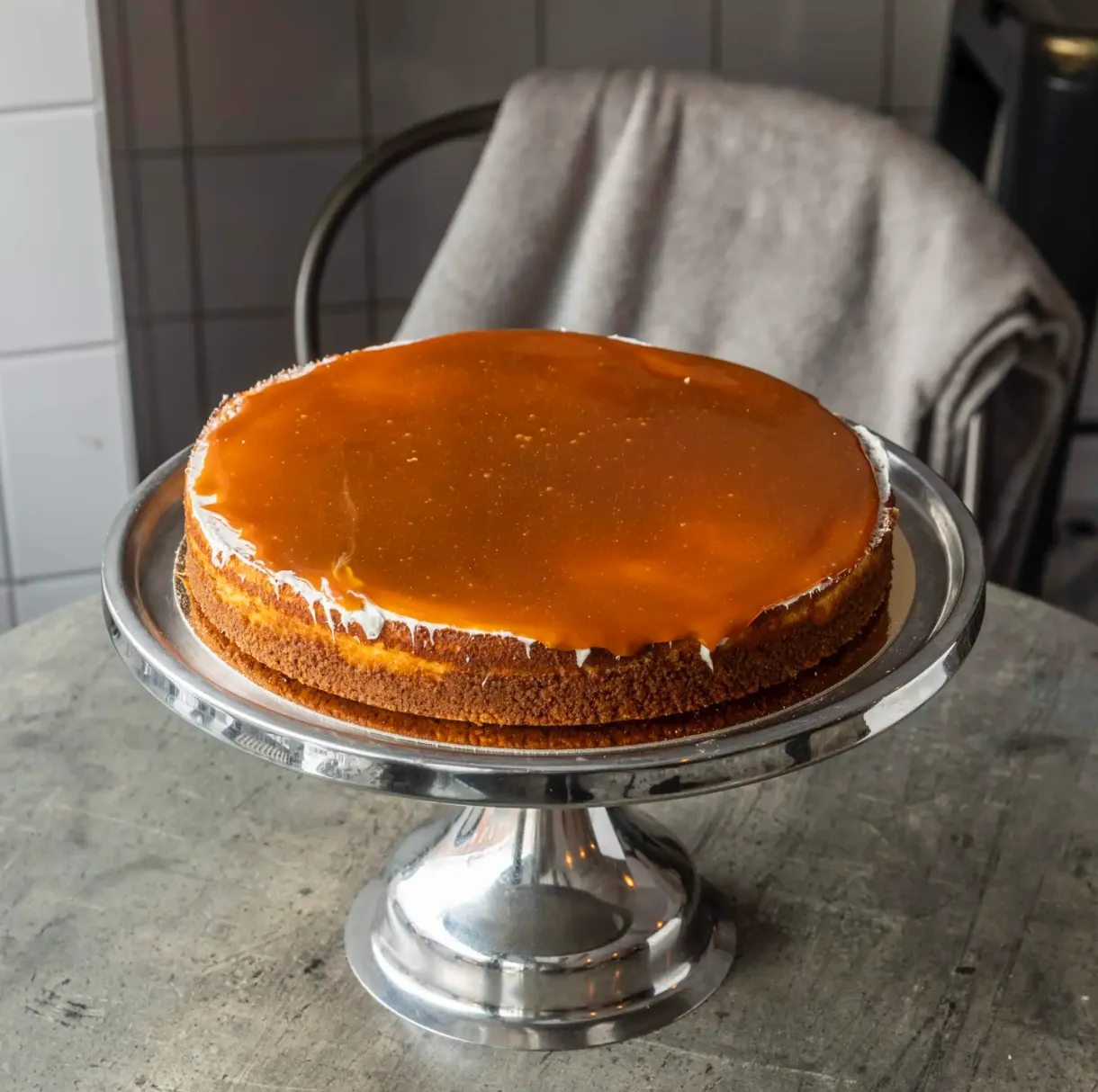 Salted caramel cheesecake