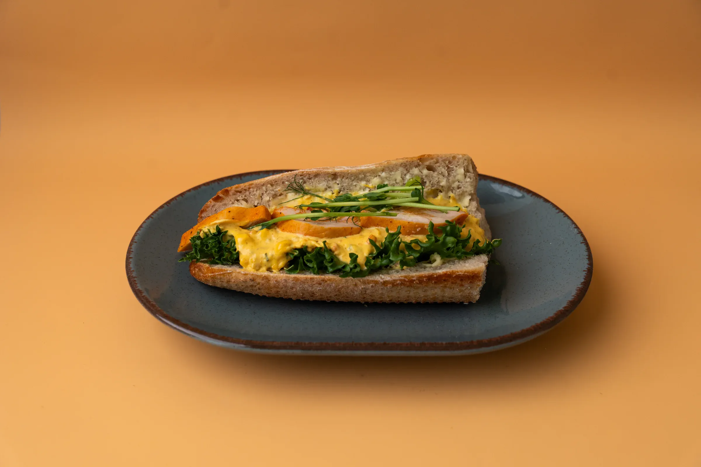 Baguette kyckling & curry