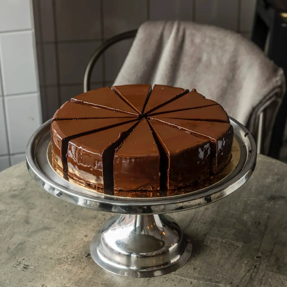 Chokladmoussetårta